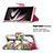 Leather Case Stands Fashionable Pattern Flip Cover Holder B04F for Samsung Galaxy S23 Ultra 5G