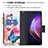 Leather Case Stands Fashionable Pattern Flip Cover Holder B04F for Vivo V21 5G