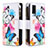 Leather Case Stands Fashionable Pattern Flip Cover Holder B04F for Vivo V21e 5G