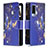 Leather Case Stands Fashionable Pattern Flip Cover Holder B04F for Vivo V21e 5G