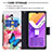 Leather Case Stands Fashionable Pattern Flip Cover Holder B04F for Vivo Y32t