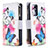 Leather Case Stands Fashionable Pattern Flip Cover Holder B04F for Xiaomi Mi 11T 5G Colorful