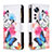 Leather Case Stands Fashionable Pattern Flip Cover Holder B04F for Xiaomi Mi 12 Pro 5G Colorful