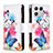 Leather Case Stands Fashionable Pattern Flip Cover Holder B04F for Xiaomi Mi 13 5G Colorful