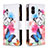 Leather Case Stands Fashionable Pattern Flip Cover Holder B04F for Xiaomi Poco C51 Colorful