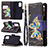 Leather Case Stands Fashionable Pattern Flip Cover Holder B04F for Xiaomi Poco M3