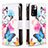 Leather Case Stands Fashionable Pattern Flip Cover Holder B04F for Xiaomi Poco X4 NFC Colorful