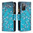 Leather Case Stands Fashionable Pattern Flip Cover Holder B04F for Xiaomi Redmi 10 (2022)