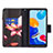 Leather Case Stands Fashionable Pattern Flip Cover Holder B04F for Xiaomi Redmi Note 11 4G (2022)