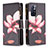 Leather Case Stands Fashionable Pattern Flip Cover Holder B04F for Xiaomi Redmi Note 11 5G