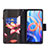 Leather Case Stands Fashionable Pattern Flip Cover Holder B04F for Xiaomi Redmi Note 11 5G