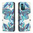 Leather Case Stands Fashionable Pattern Flip Cover Holder B05F for Nokia G11