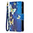 Leather Case Stands Fashionable Pattern Flip Cover Holder B05F for Samsung Galaxy S21 Ultra 5G