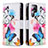 Leather Case Stands Fashionable Pattern Flip Cover Holder B05F for Samsung Galaxy S23 Ultra 5G Hot Pink