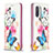 Leather Case Stands Fashionable Pattern Flip Cover Holder B05F for Xiaomi Mi 11i 5G Colorful