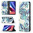 Leather Case Stands Fashionable Pattern Flip Cover Holder B05F for Xiaomi Poco F3 5G