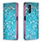 Leather Case Stands Fashionable Pattern Flip Cover Holder B05F for Xiaomi Poco M3