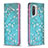 Leather Case Stands Fashionable Pattern Flip Cover Holder B05F for Xiaomi Redmi K40 5G