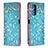 Leather Case Stands Fashionable Pattern Flip Cover Holder B05F for Xiaomi Redmi Note 10 Pro 4G