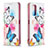 Leather Case Stands Fashionable Pattern Flip Cover Holder B05F for Xiaomi Redmi Note 10 Pro 4G Colorful