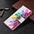 Leather Case Stands Fashionable Pattern Flip Cover Holder B09F for Samsung Galaxy S23 Ultra 5G