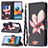 Leather Case Stands Fashionable Pattern Flip Cover Holder BF3 for Xiaomi Redmi Note 10 Pro 4G