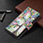 Leather Case Stands Fashionable Pattern Flip Cover Holder BF3 for Xiaomi Redmi Note 10 Pro Max