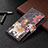 Leather Case Stands Fashionable Pattern Flip Cover Holder BF3 for Xiaomi Redmi Note 10 Pro Max