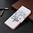 Leather Case Stands Fashionable Pattern Flip Cover Holder BF4 for Xiaomi Redmi Note 10 Pro 4G