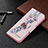 Leather Case Stands Fashionable Pattern Flip Cover Holder BF4 for Xiaomi Redmi Note 10 Pro 4G