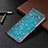 Leather Case Stands Fashionable Pattern Flip Cover Holder BF4 for Xiaomi Redmi Note 10 Pro 4G