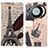 Leather Case Stands Fashionable Pattern Flip Cover Holder D02Y for Huawei Mate 60