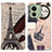 Leather Case Stands Fashionable Pattern Flip Cover Holder D02Y for Motorola Moto Edge (2023) 5G