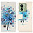 Leather Case Stands Fashionable Pattern Flip Cover Holder D02Y for Motorola Moto Edge (2023) 5G