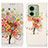 Leather Case Stands Fashionable Pattern Flip Cover Holder D02Y for Motorola Moto Edge (2023) 5G