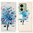 Leather Case Stands Fashionable Pattern Flip Cover Holder D02Y for Motorola Moto Edge 40 5G