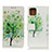 Leather Case Stands Fashionable Pattern Flip Cover Holder D02Y for Motorola Moto Edge S 5G Green