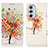 Leather Case Stands Fashionable Pattern Flip Cover Holder D02Y for Motorola Moto Edge X30 5G