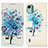 Leather Case Stands Fashionable Pattern Flip Cover Holder D02Y for Nokia C12