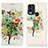 Leather Case Stands Fashionable Pattern Flip Cover Holder D02Y for Nokia C22