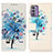 Leather Case Stands Fashionable Pattern Flip Cover Holder D02Y for Nokia G310 5G