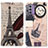 Leather Case Stands Fashionable Pattern Flip Cover Holder D02Y for Nokia G310 5G Mixed