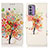 Leather Case Stands Fashionable Pattern Flip Cover Holder D02Y for Nokia G42 5G