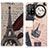 Leather Case Stands Fashionable Pattern Flip Cover Holder D02Y for Oppo A94 5G Gray