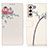 Leather Case Stands Fashionable Pattern Flip Cover Holder D02Y for Samsung Galaxy S21 FE 5G Pink