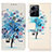 Leather Case Stands Fashionable Pattern Flip Cover Holder D02Y for Xiaomi Redmi Note 12 4G