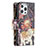 Leather Case Stands Fashionable Pattern Flip Cover Holder for Apple iPhone 13 Pro Max Mixed