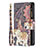 Leather Case Stands Fashionable Pattern Flip Cover Holder for Apple iPhone 15 Pro Max Mixed