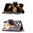 Leather Case Stands Fashionable Pattern Flip Cover Holder for Apple iPhone 15 Pro Max Mixed