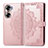 Leather Case Stands Fashionable Pattern Flip Cover Holder for Huawei Honor 60 5G